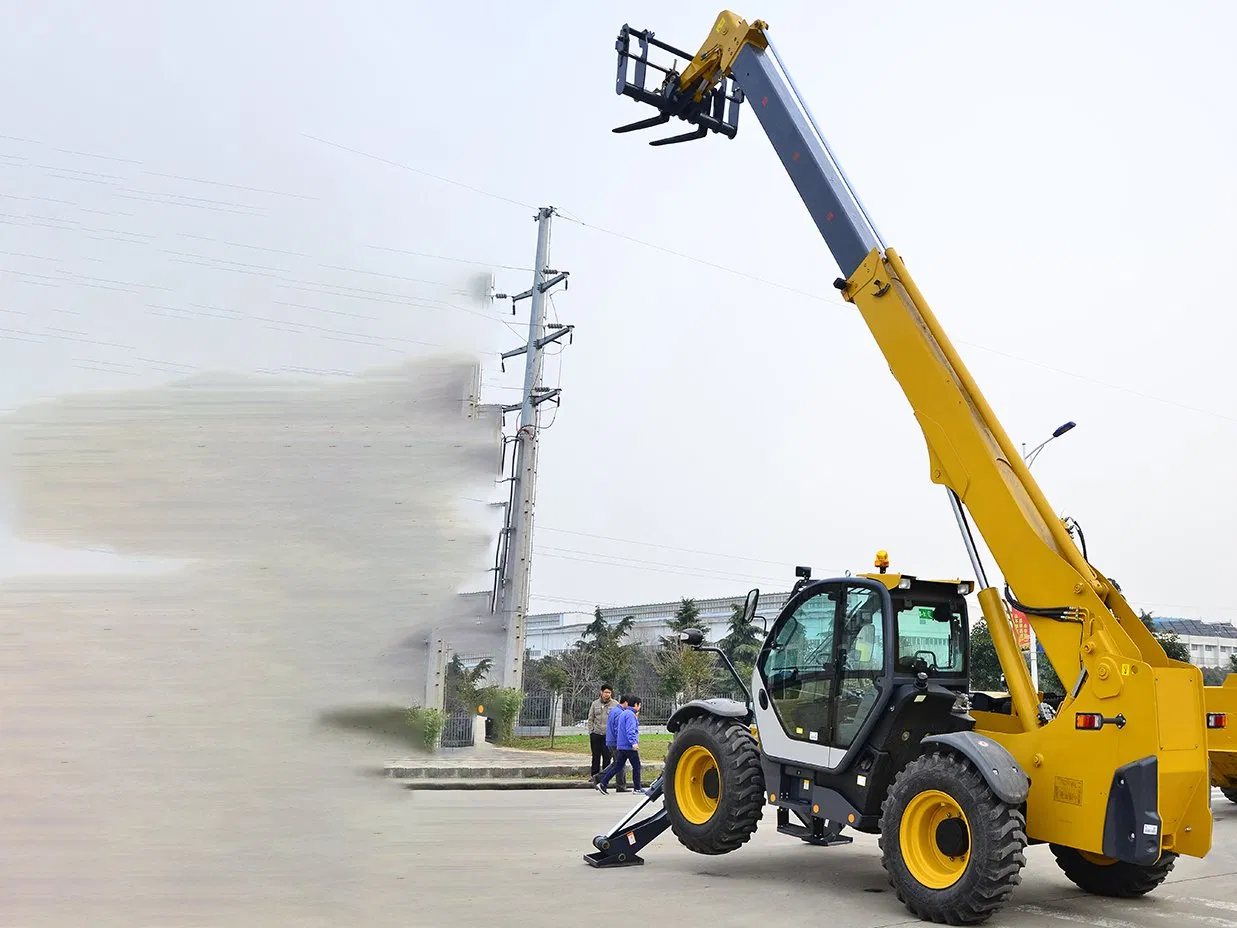 China Famous Brand 7 Ton Telescopic Handler Xtr7025K with 25.1m Lifting Height