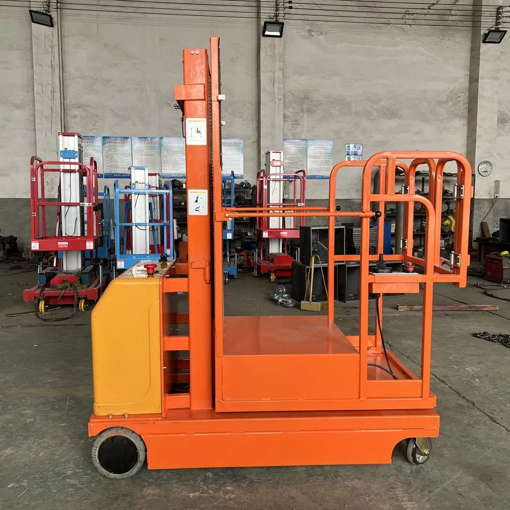 Man-up Aerial Order Picker for High-Level Storage Warehouse Facilities