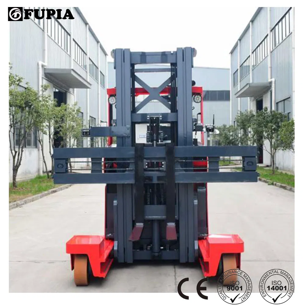 Seated Side Loading Forklift 2.5 Ton Multi-Directional Forklift for Long Materials Handling
