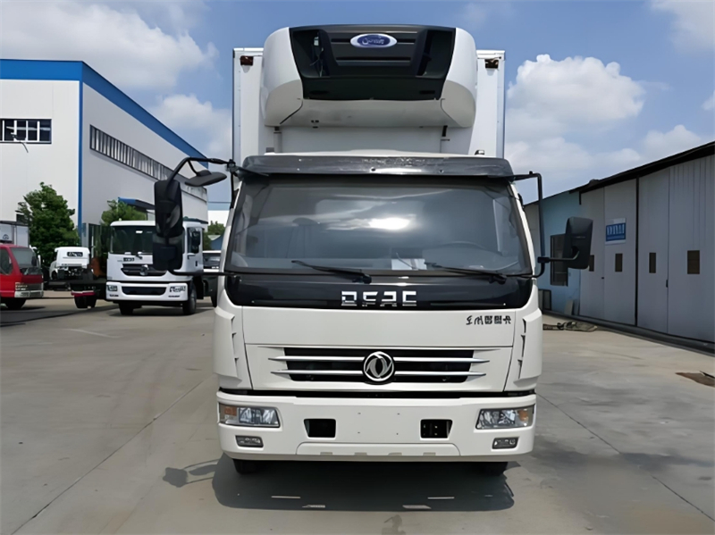 Low Price 6-7 Tons Refrigerated Truck 5.2m Reefer Cooling Van Refrigerator Box Truck for Sale in Ghana