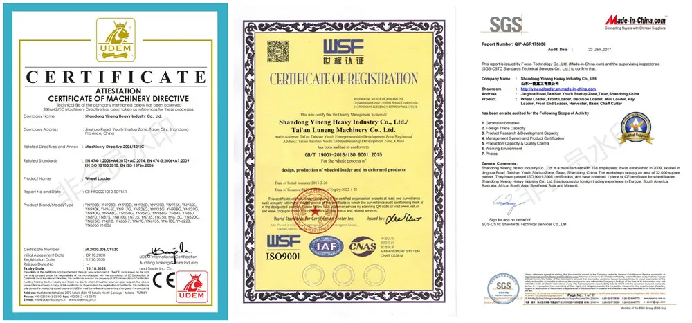 Certificates