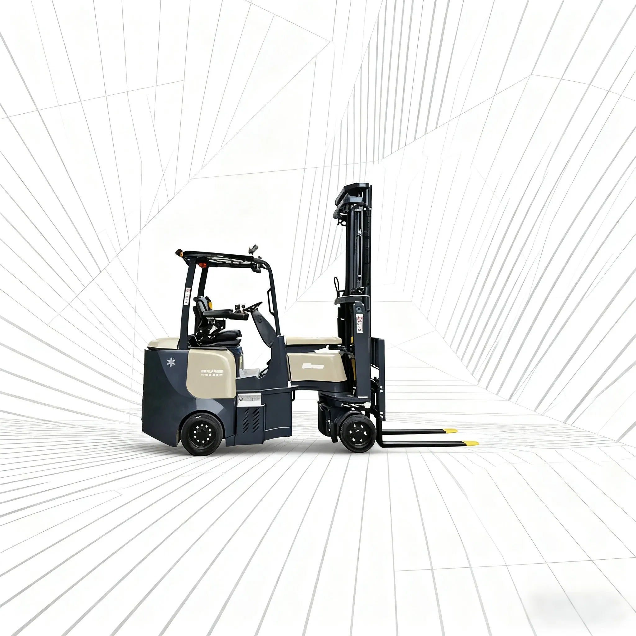 High Lifting Powered Forklift Truck Vna Electric Doosan Forklift for Very Narrow Aisle Warehouses Tcm Forklift Parts