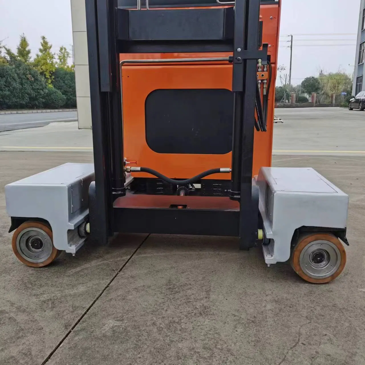 Reach Truck Side Loader Stacker Electric Pallet Truck Reach Stacker Electric Pallet Truck Electric Multi Directional Forklift All Directions Forklift