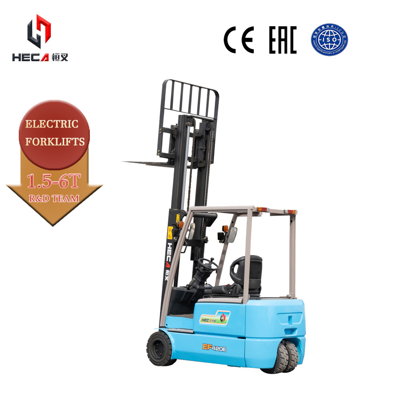 Heca Suitable for Narrow Aisle Small 3-Point Electric Forklifts in Warehouses, with a Capacity of 1.6 T/1.8 T/2 T
