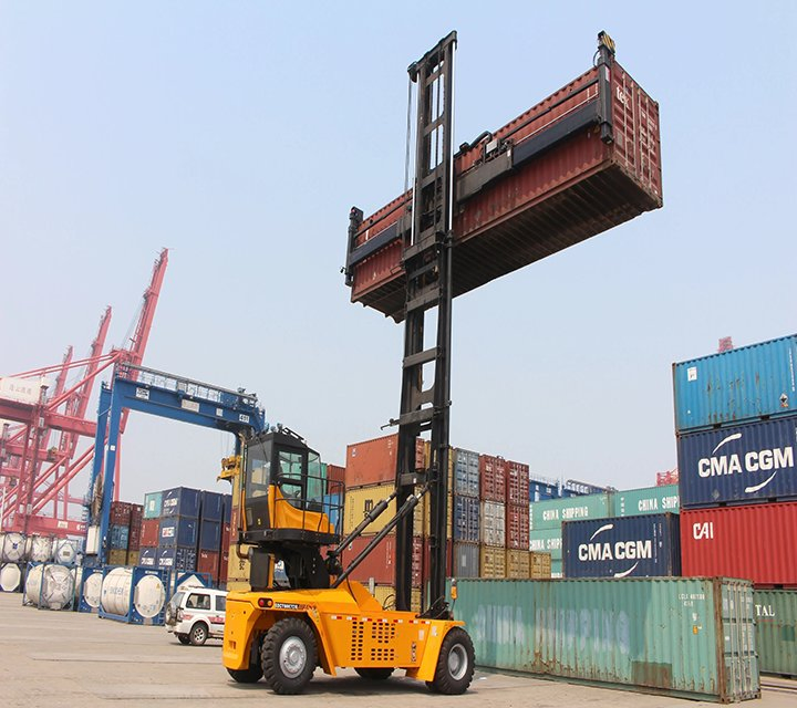 Heavy Duty 9t Container Handler Sdcy90K7h1c Single Empty Container Handler with Reinforced Mast Structure on Sale