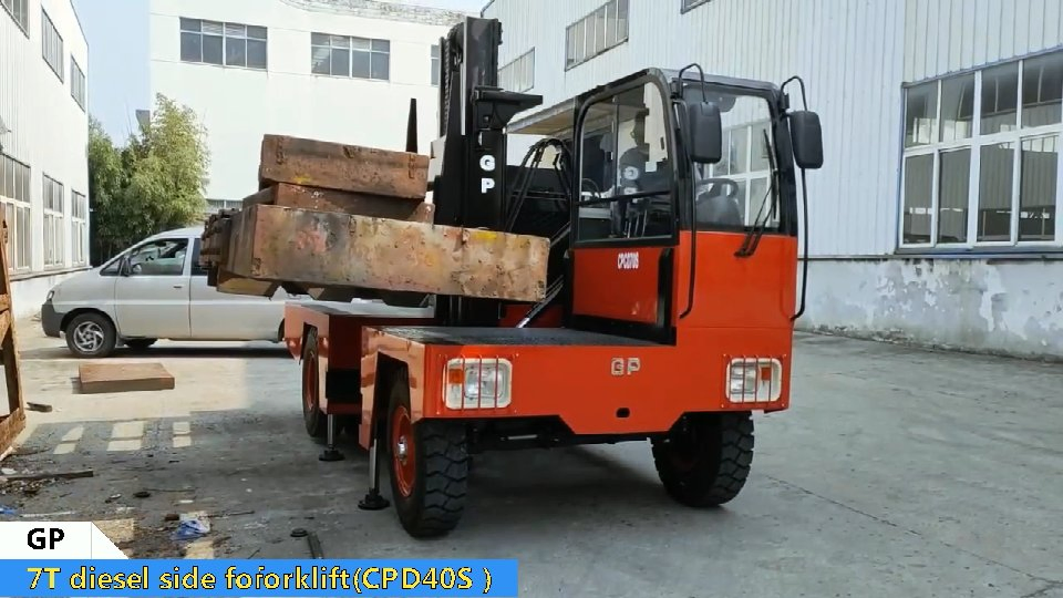 Hot Sale Forklift Japanese Engine7ton 8ton 12t on 10ton Side Loader Diesel Forklift with 3600mm Mast