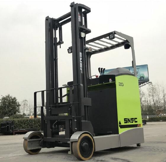 New Seat Multi-Directional Pallet Reach Forklift 1.5 Ton 2ton Full Electric Reach Stacker Truck for Sale