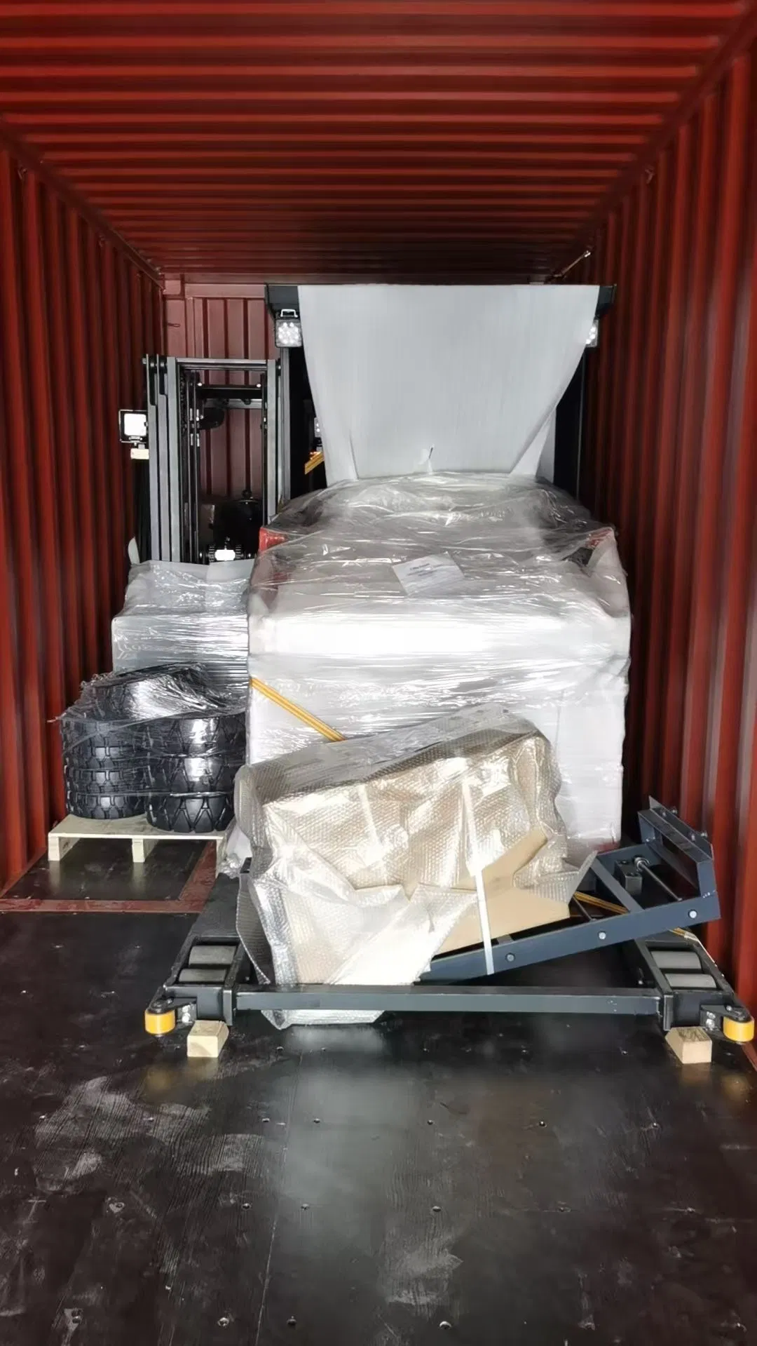 Very Narrow Aisle 3 Way Forklift Electric Stacker Vna Forklift