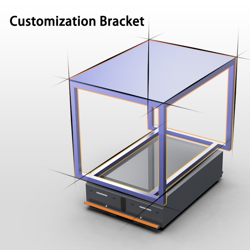 Agv150 0.5-4 Km/H Chargeable Industrial Transport Robot Collaborative Automated Guided Vehicle
