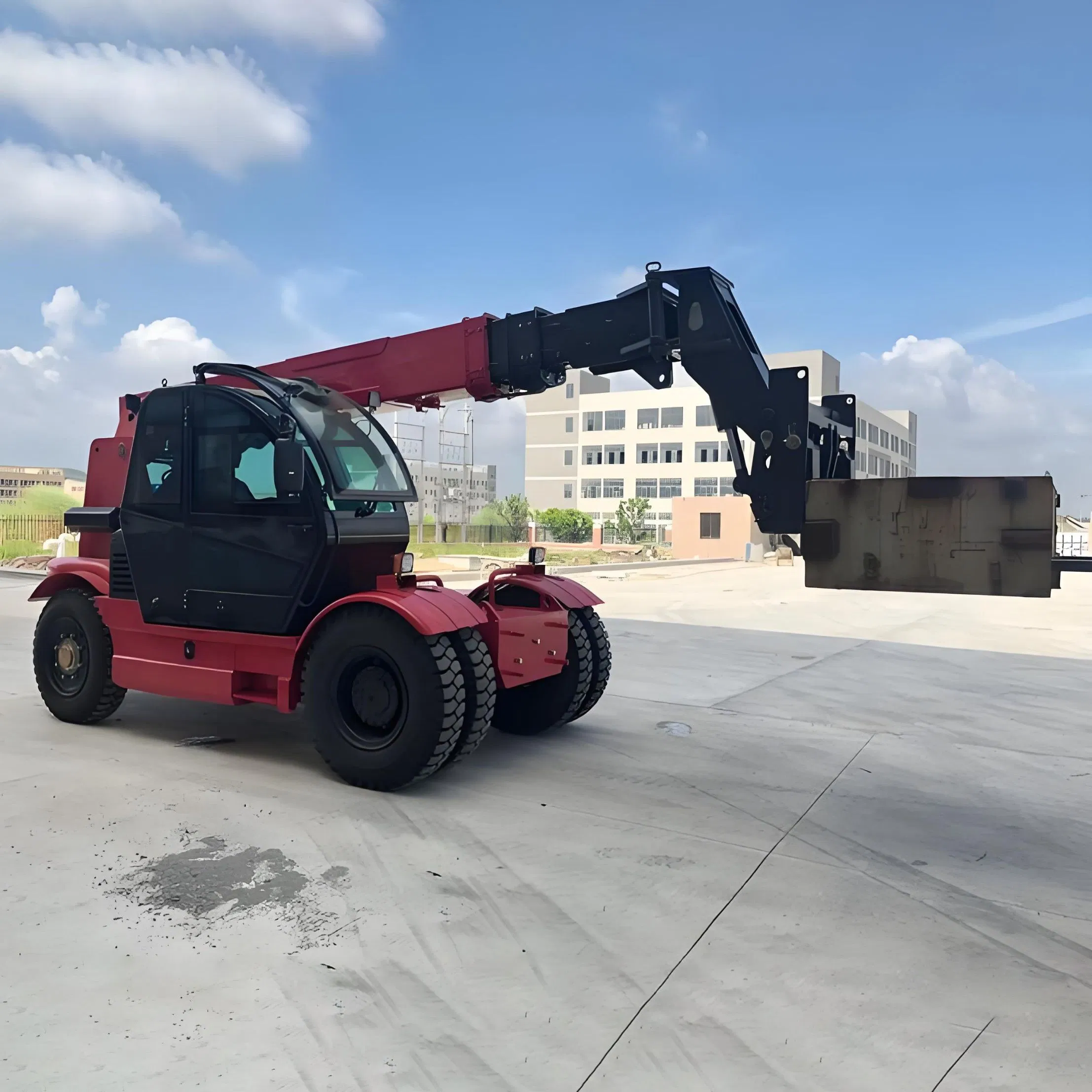 China High-Strength Telescopic Boom Forklift Truck for Ports