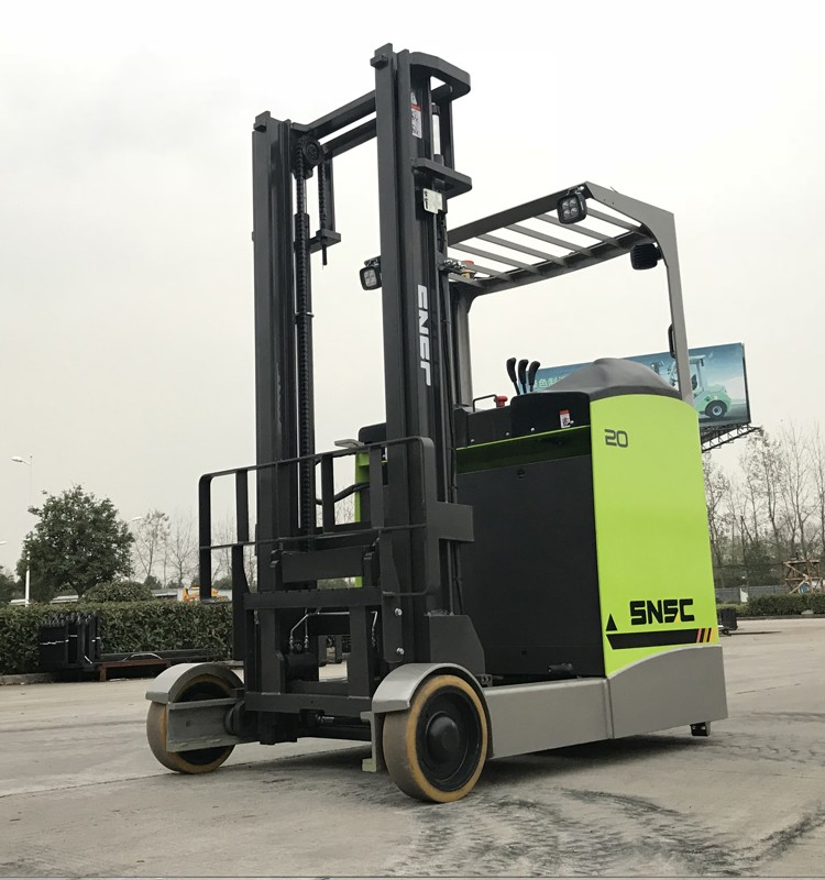 New Seat Multi-Directional Pallet Reach Forklift 1.5 Ton 2ton Full Electric Reach Stacker Truck for Sale