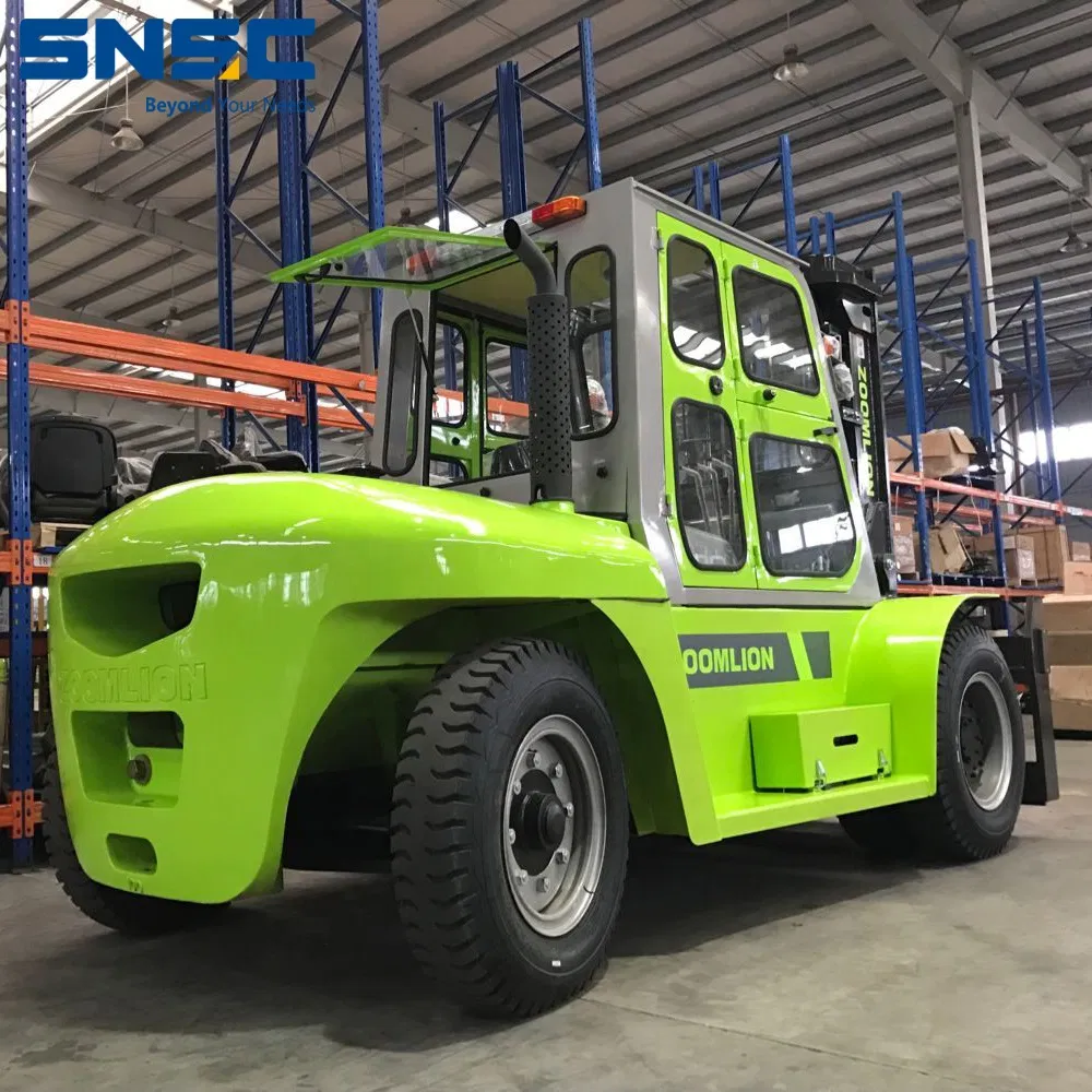 Fd100 10 Ton Forklift 10m 10t New High 10ton Heavy Duty Fd100 Diesel Engine Made in China Explosion Proof Forklift
