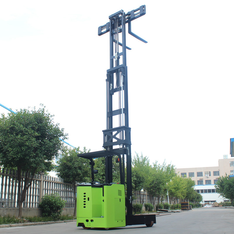 4 Way 2.5ton Multi Directional Electric Reach Forklift Truck with 2 Stage Mast