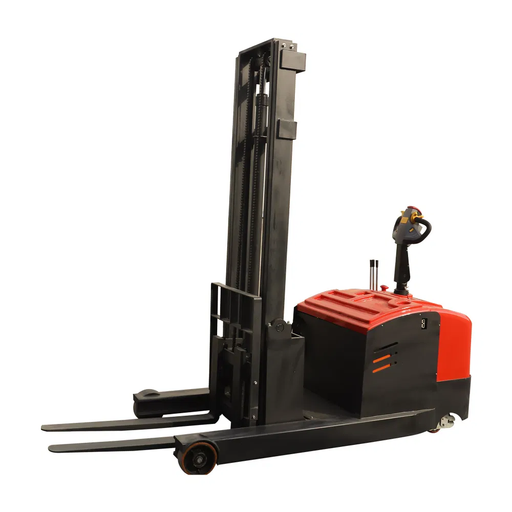 Duplex Mast Triplex Mast 1000kg 1 Ton 1.2 Ton Rider Electric Reach Stacker Price Reach Forklift Reach Truck Electric