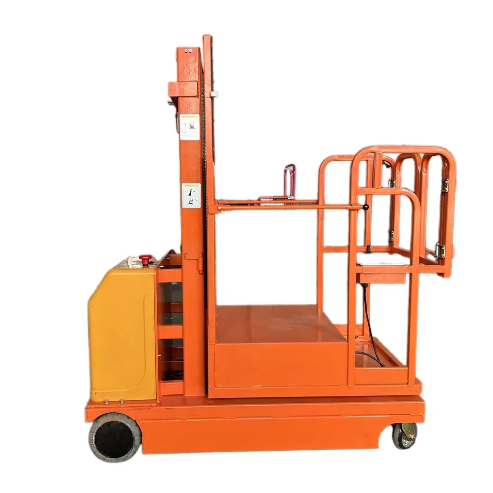 Full Electric Medium Level Order Picker for Warehouse Operations Work