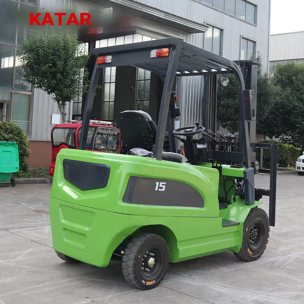 4 Wheel Lift 3.5 Ton Diesel Side Loader Powered Counterbalance Small Mini Electric Battery Hydraulic Pallet Forklift