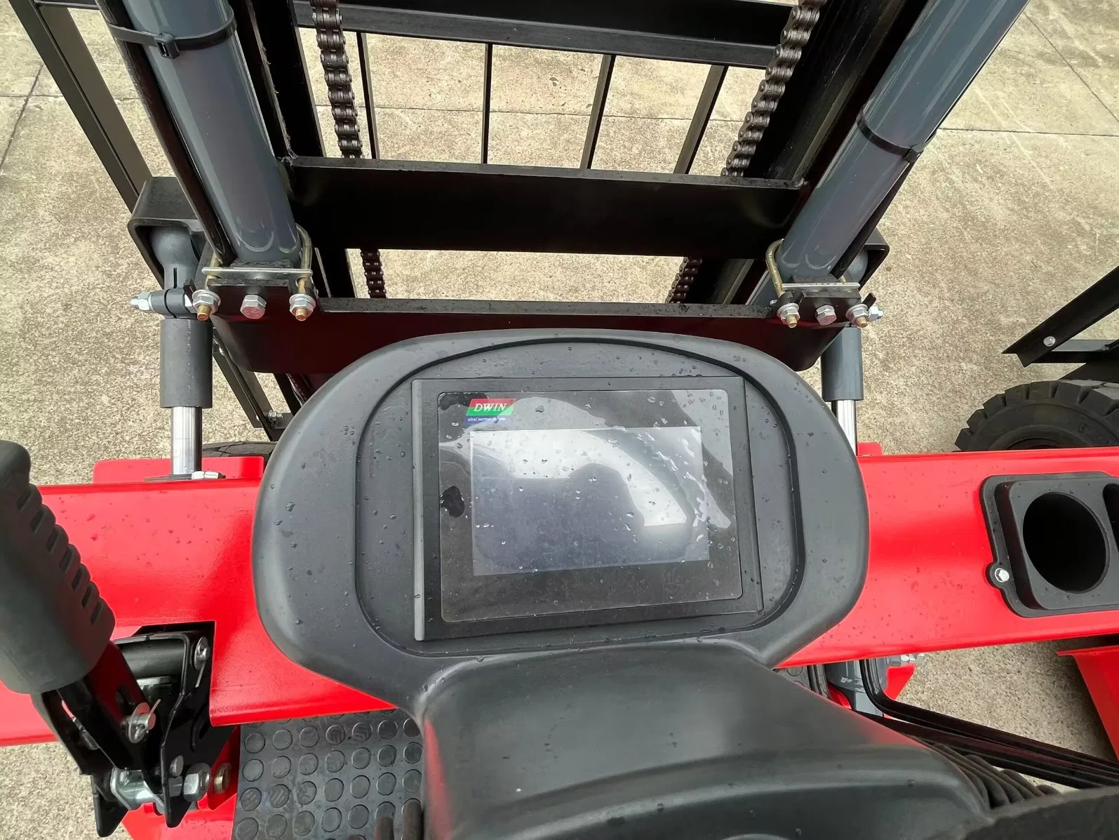 Triplex Full Free Mast of Lifting Height 2t Explosion-Proof Electric Forklift (CPD20)