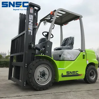 Diesel Forklift Rear View