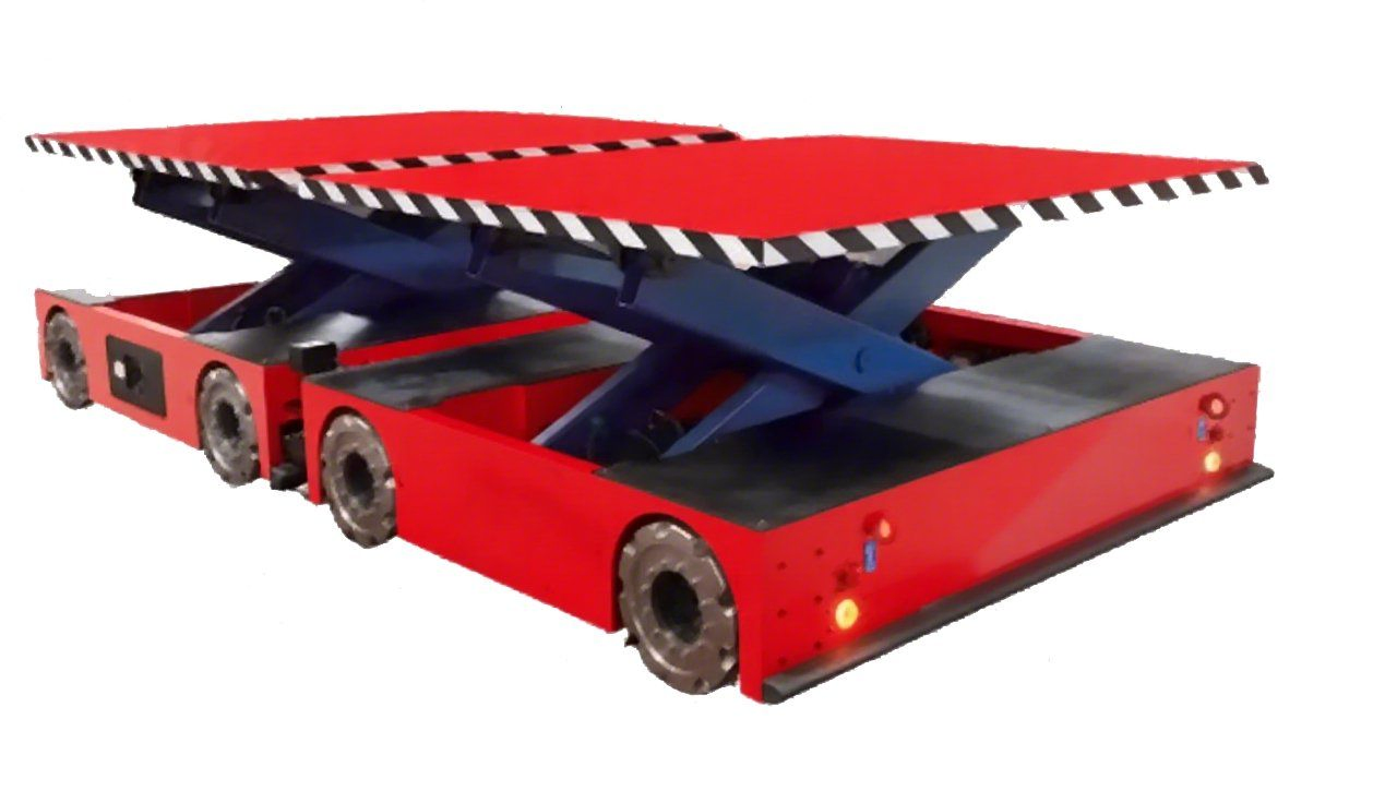 Heavy-Duty Automated Guided Vehicle for Efficient Unmanned Material Handling