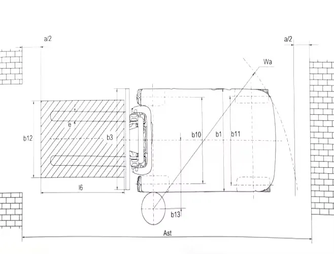 Diesel Forklift Detail 2