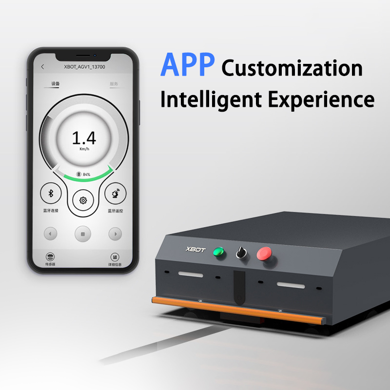 Agv150 0.5-4 Km/H Chargeable Industrial Transport Robot Collaborative Automated Guided Vehicle