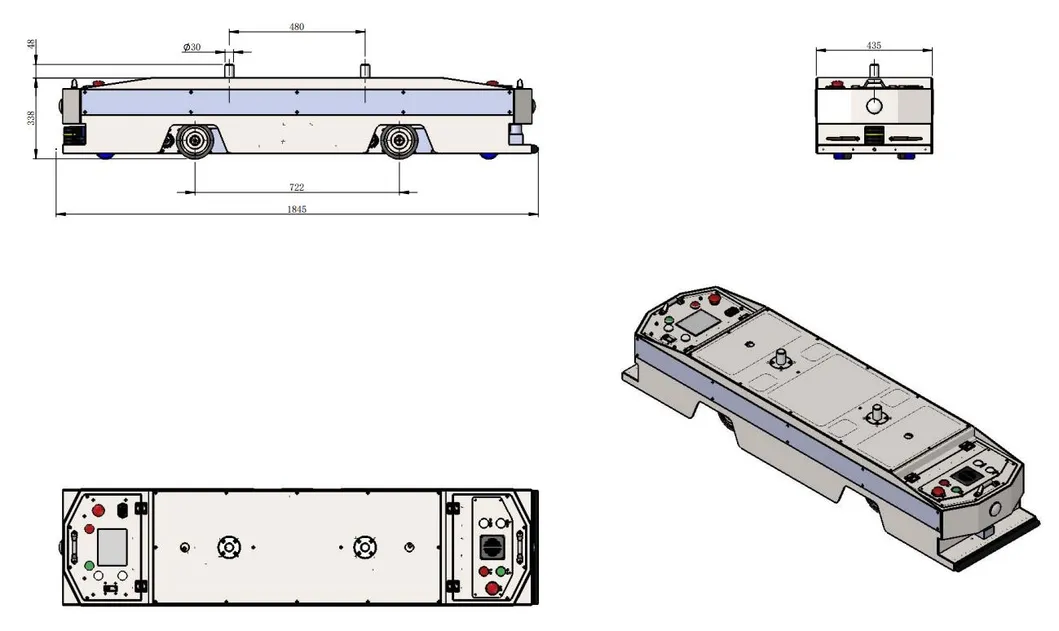 TZAGV-LB03 Dimensions