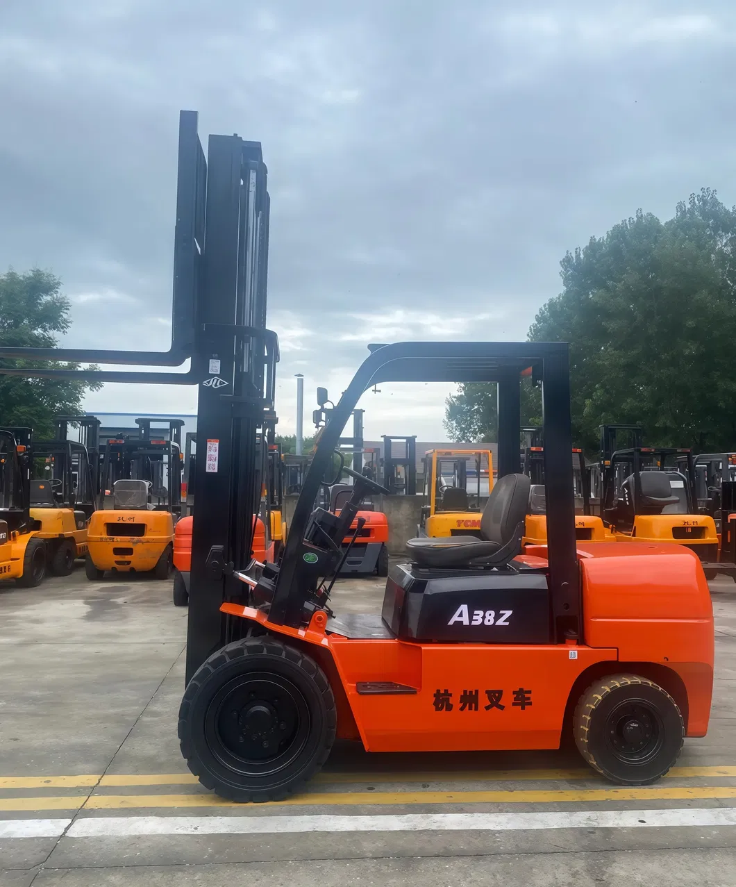 Forklift Side View