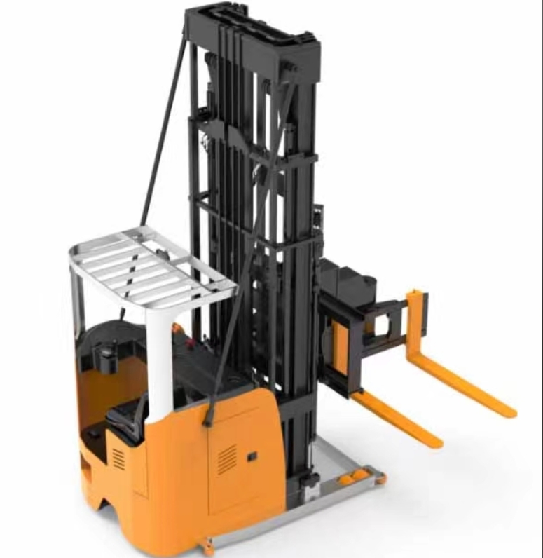 Famous Brand 1.5 Ton 2 Ton 2t 3ton Sit Down/Stand up Stance 4 Way Directional Narrow Aisle Articulated Similar Crown Agv Electric Reach Truck Forklift for Sale