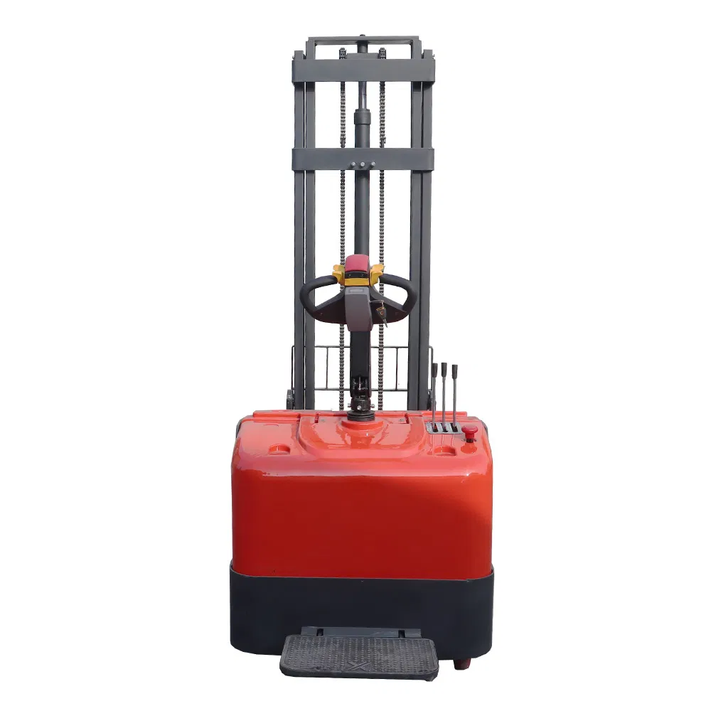 Duplex Mast Triplex Mast 1000kg 1 Ton 1.2 Ton Rider Electric Reach Stacker Price Reach Forklift Reach Truck Electric