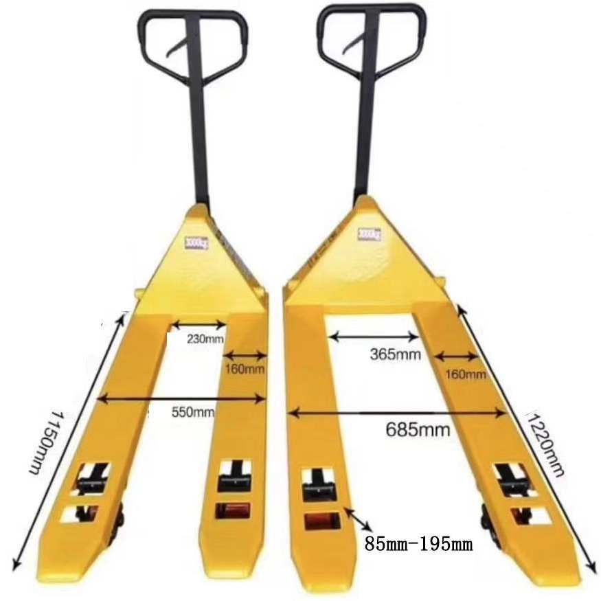 New Mini Electric Powered Power Battery Industrial Hydraulic Hand Manual Forklift Fork Lift Pallet Stacker Truck Jack