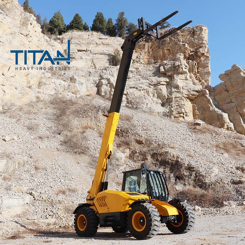 Construction telescopic handler with 7m 3m³ 3tons using in mine construction