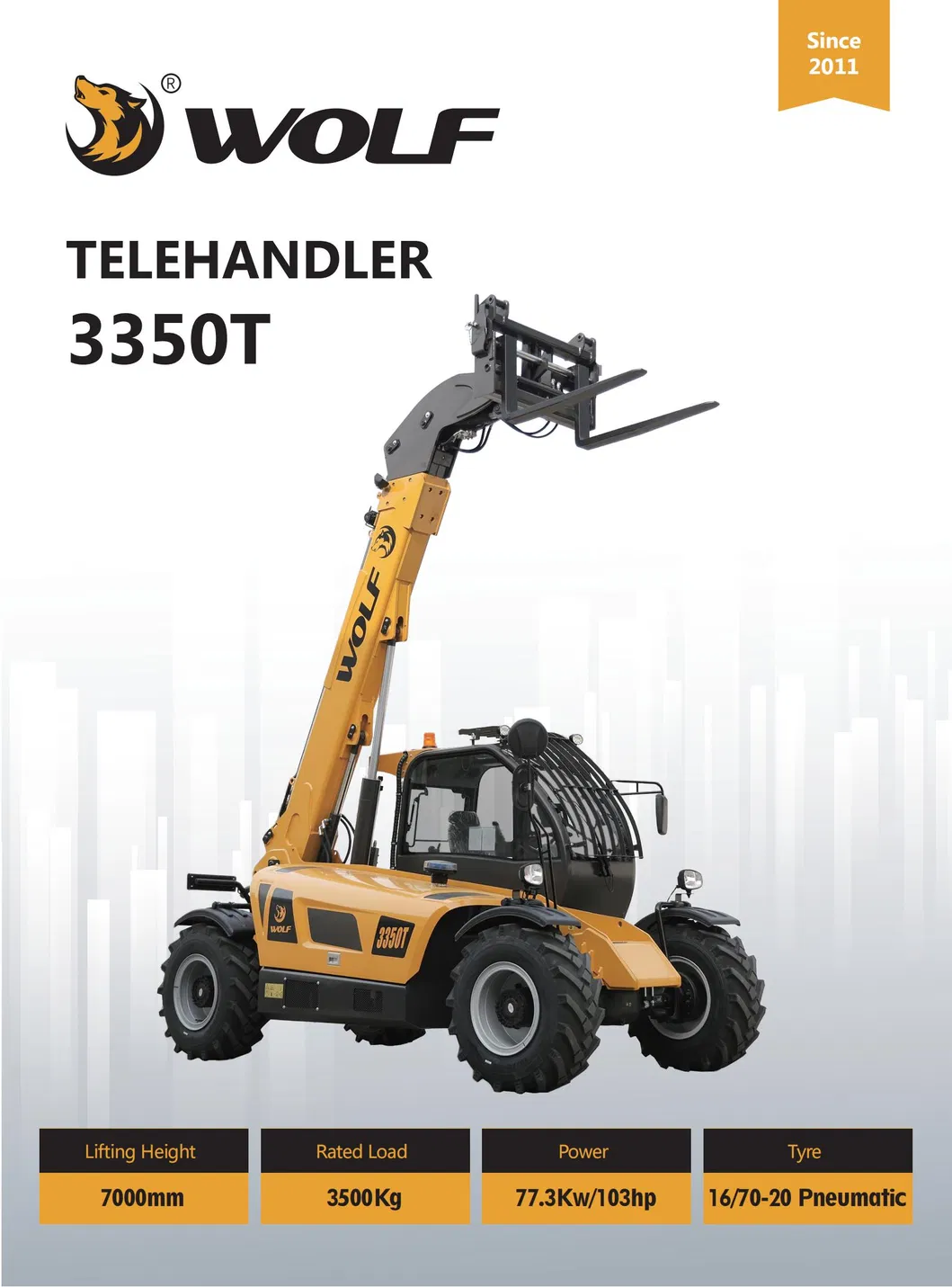 3.5tons Telescopic Handler