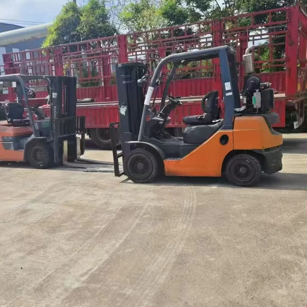 Used Toyota 2.5 Ton Explosion-Proof Forklift Equipped with Three-Stage Mast Height of 4.5 Meters