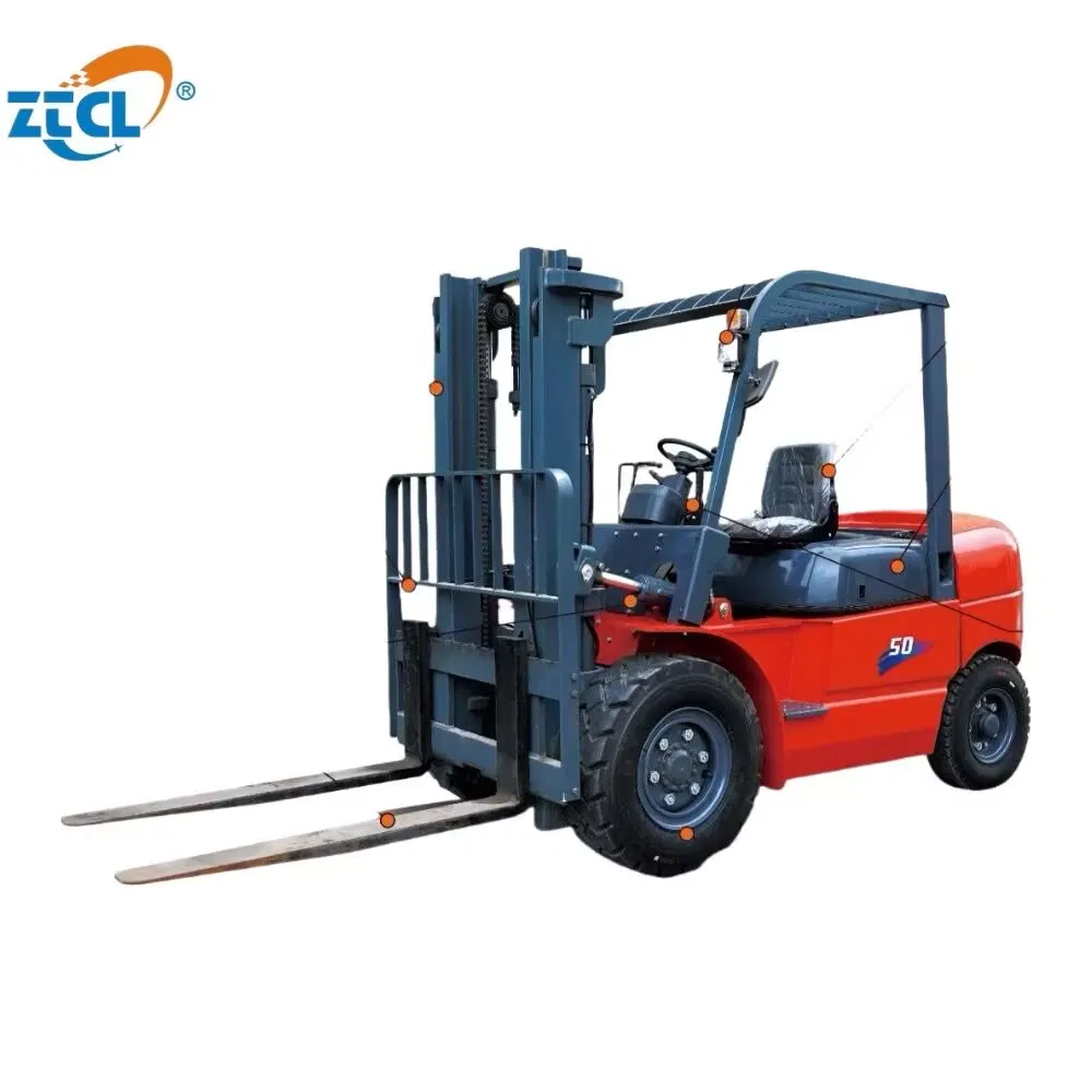 Ztcl Brand New Side Loader Full Electric Diesel Forklift Pallet Fork Lift Jack Stacker Truck Lifter
