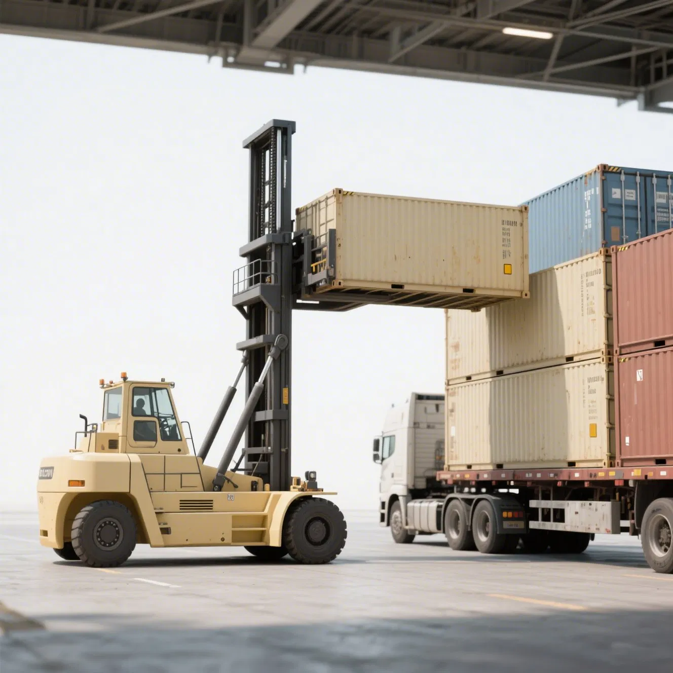 Sdcy90K7h2 9ton Reach Stacker Heavy Container Forklift Empty Container Handler