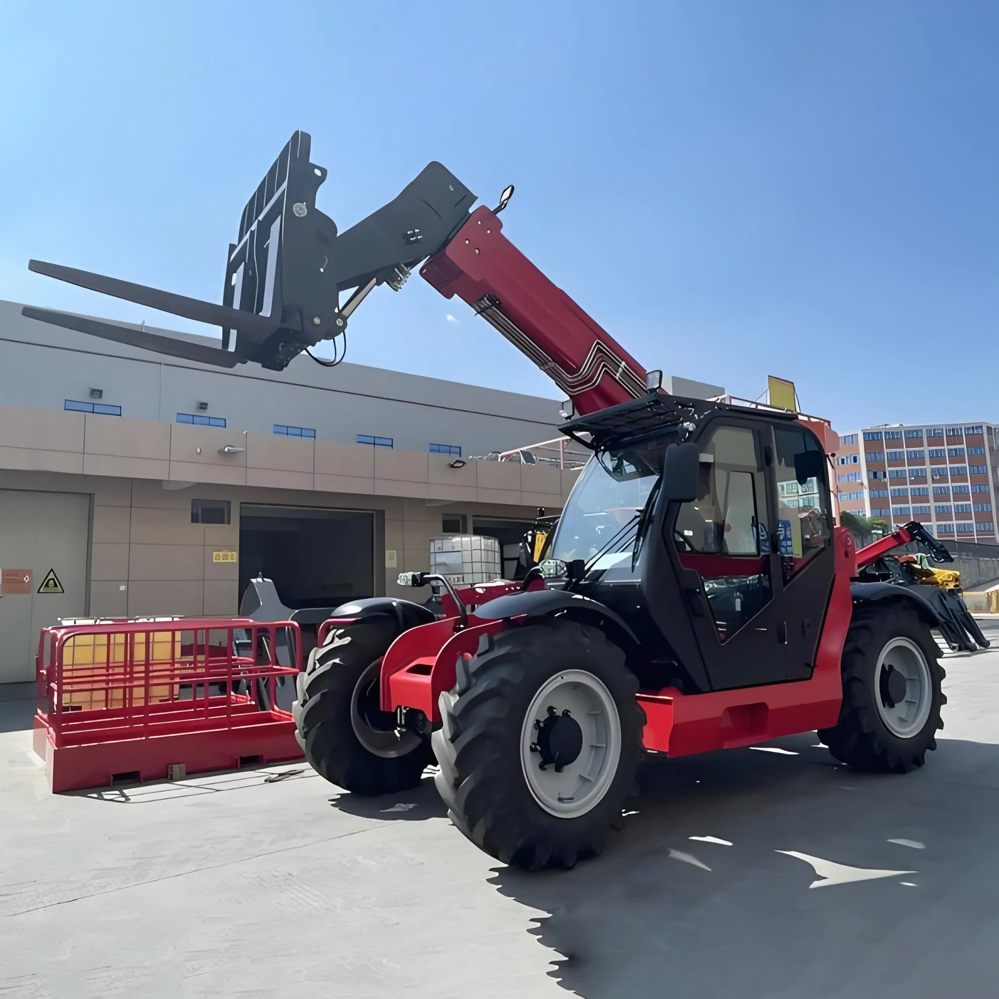 China High-Strength Telescopic Boom Forklift Truck for Ports