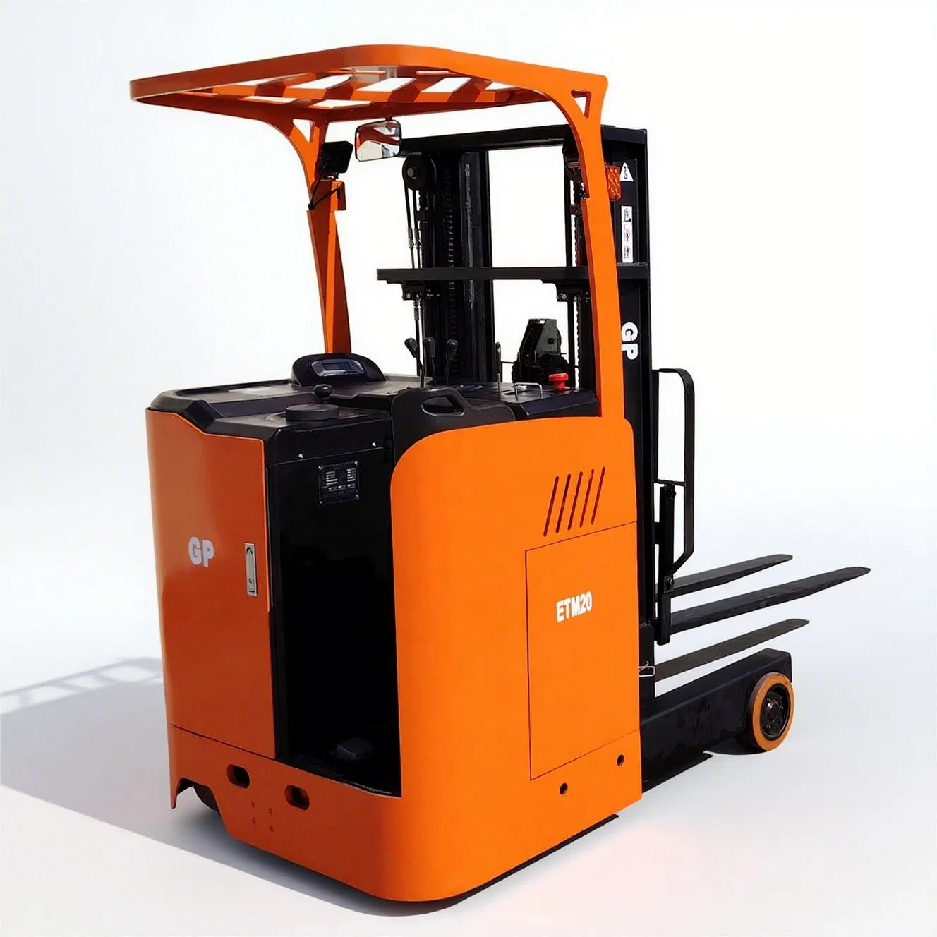 Gp Brand 2ton Electric Reach Truck 4.5m Lift Height Lithium Power Narrow-Aisle Specialist 10% Faster Peration