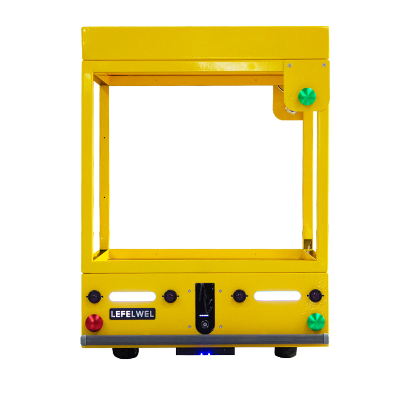 Agv50 Small Load Capacity Automated Guided Vehicle 20m Magnetic Stripe Cost Efficiency Agv Robot