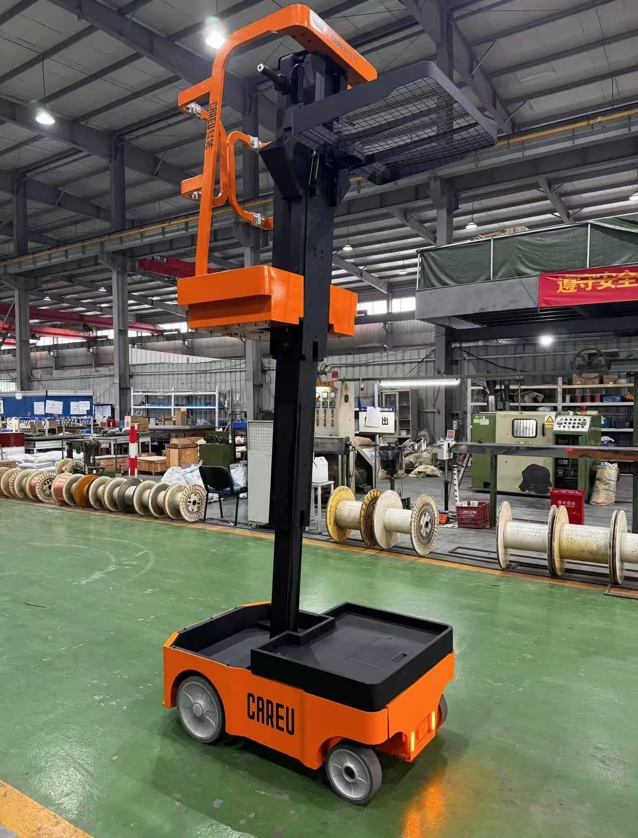 Customized Prefabricated High Precision Automated Order Picker Truck for Warehouse