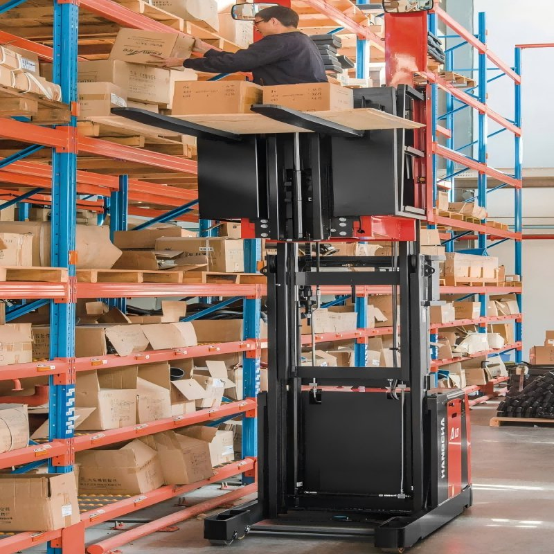 Hangcha Forklift a Series Lead Acid Battery Medium Level Warehouse Order Picker