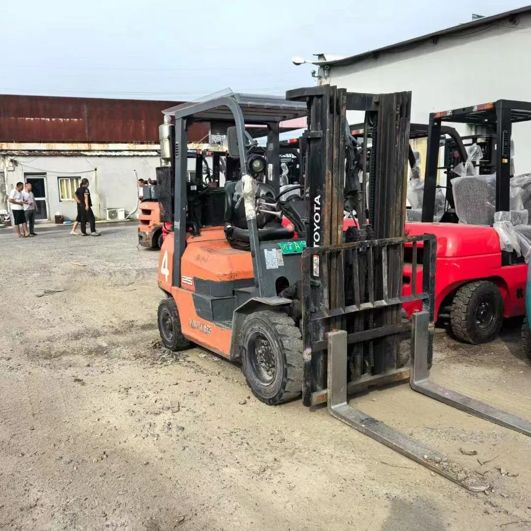 Used Toyota 2.5 Ton Explosion-Proof Forklift Equipped with Three-Stage Mast Height of 4.5 Meters
