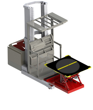 Spring Pallet Positioner Order Picker 2000kg