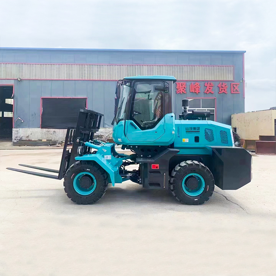 Diesel Forklift 4 5 Ton for Sale Japan Engine Side Loader with Side Shift EPA Certified Diesel Fork Lift Truck