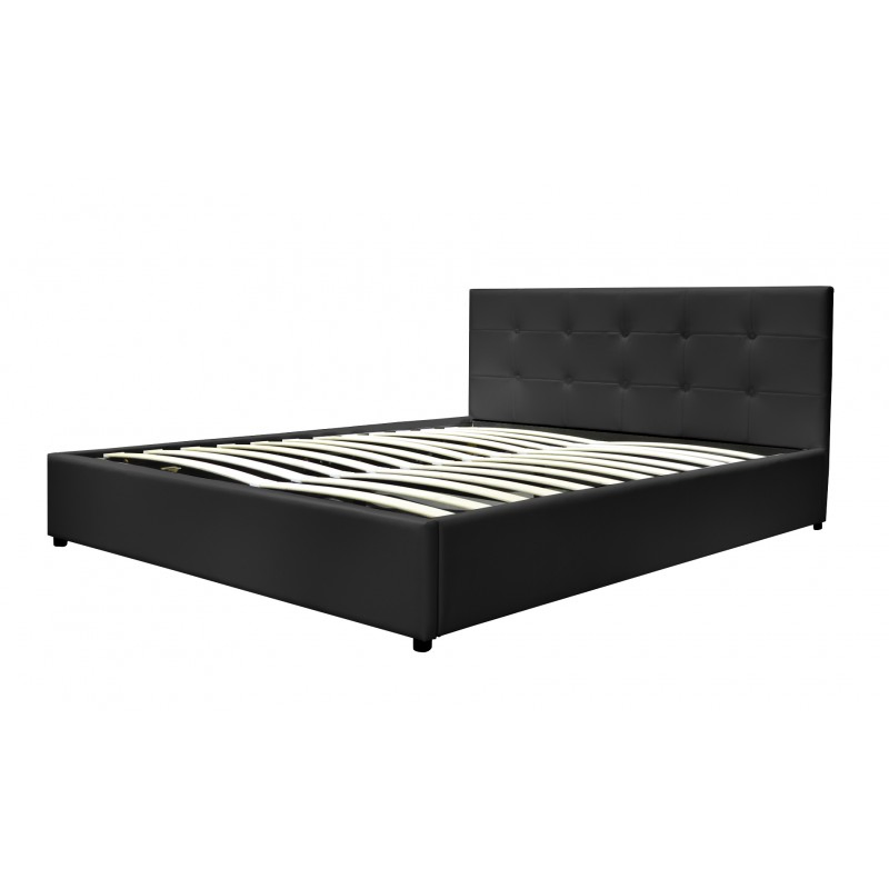 K/D Slatted Bed Frame Lifting Bed Mechanism Upholstered Bed Storage Bed for Hotel Tatami European Popular