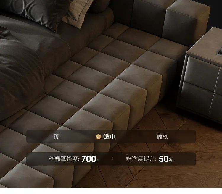 Italian Designer Hotel Tatami Storage Bed