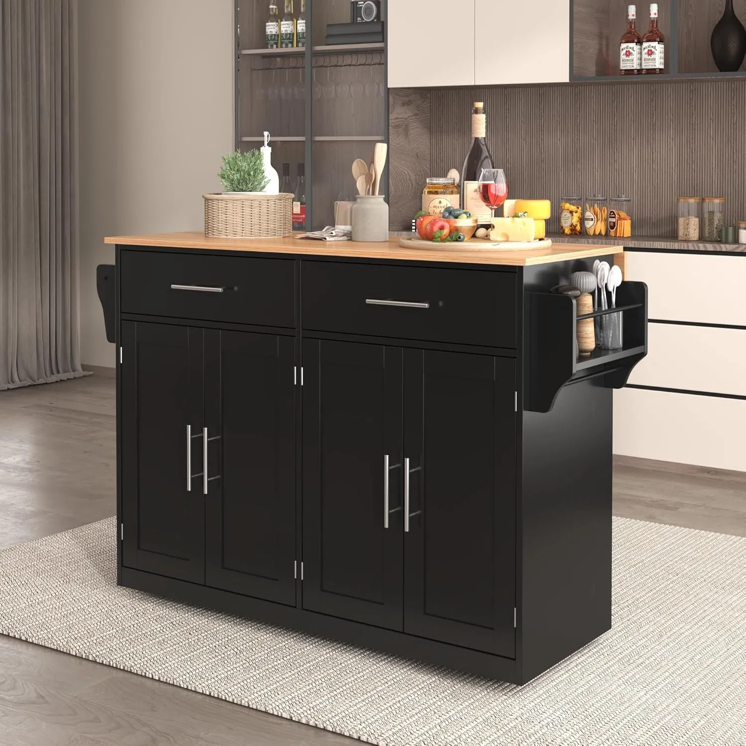 Kitchen Island Storage