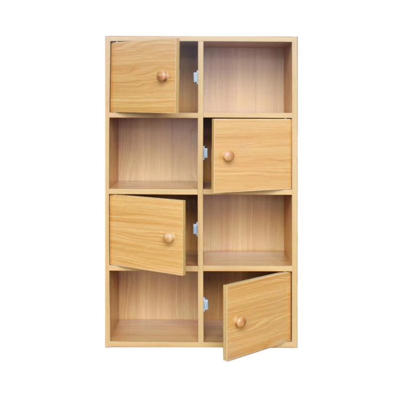 Customized Modern Multifunction Children Wooden Bookcase
