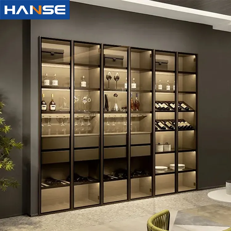 Industrial Custom Bar Cabinet