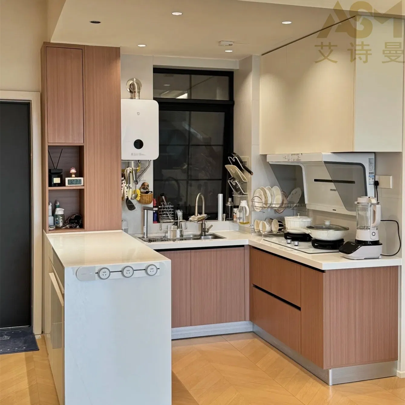 Premium Quality Customizable Moisture-Proof Kitchen Cabinet for Pantry Items