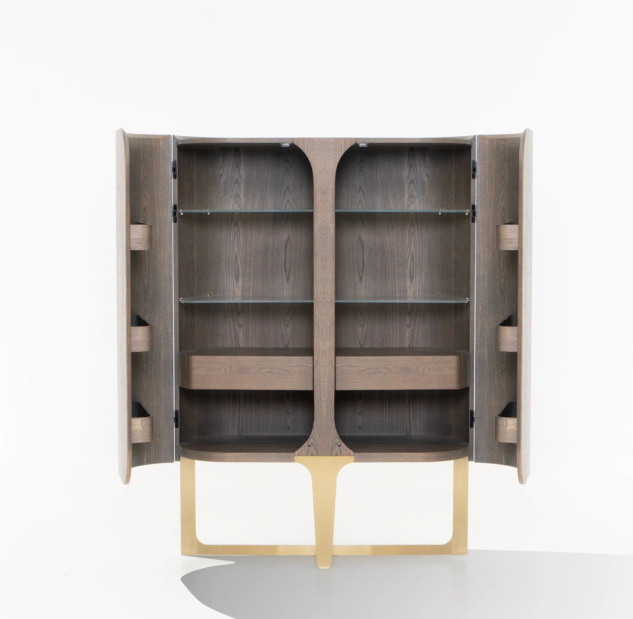 CS Home Wooden Home Living Dining Furniture Wall Storage Wine Kitchen Cabinet